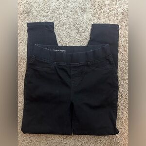Talbots flawless black pull on Jeggings size 4